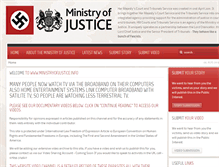 Tablet Screenshot of ministryofjustice.info
